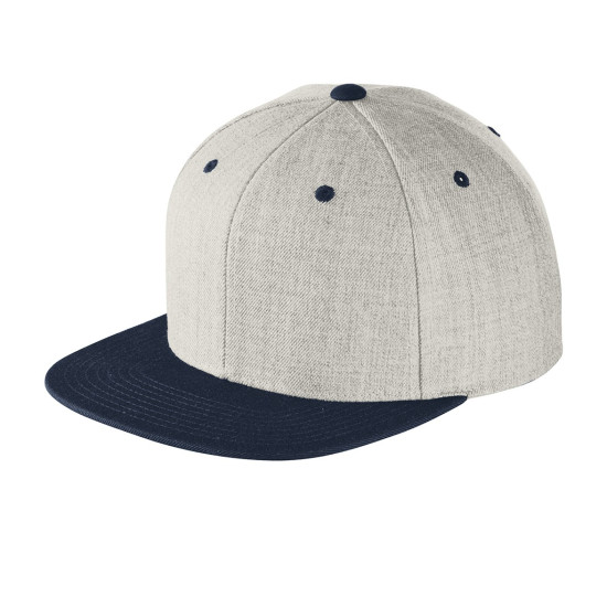 Sport-Tek® Yupoong® Flat Bill Snapback Cap