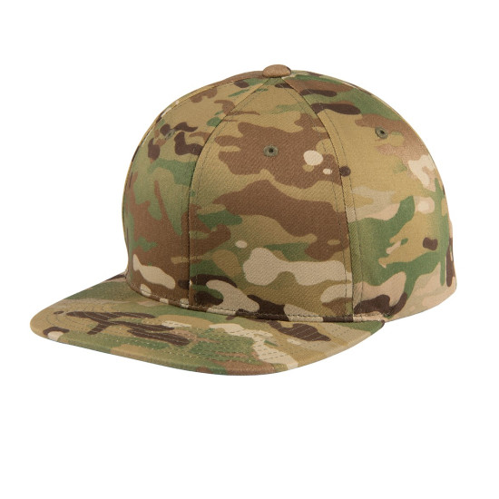 Sport-Tek® Yupoong® Flat Bill Snapback Cap