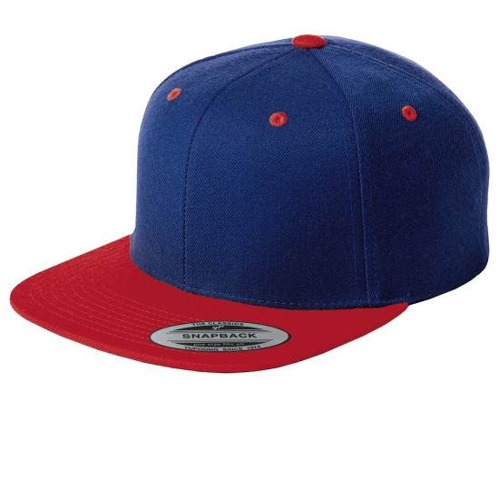 Sport-Tek® Yupoong® Flat Bill Snapback Cap