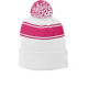 Sport-Tek® Stripe Pom Pom Beanie
