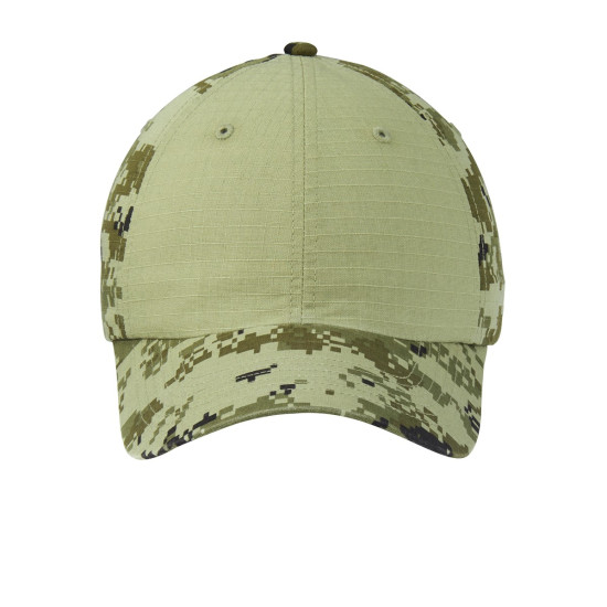 Port Authority® Colorblock Digital Ripstop Camouflage Cap