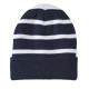 Sport-Tek® Striped Beanie with Solid Band