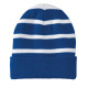 Sport-Tek® Striped Beanie with Solid Band