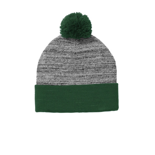 Sport-Tek ® Heather Pom Pom Beanie