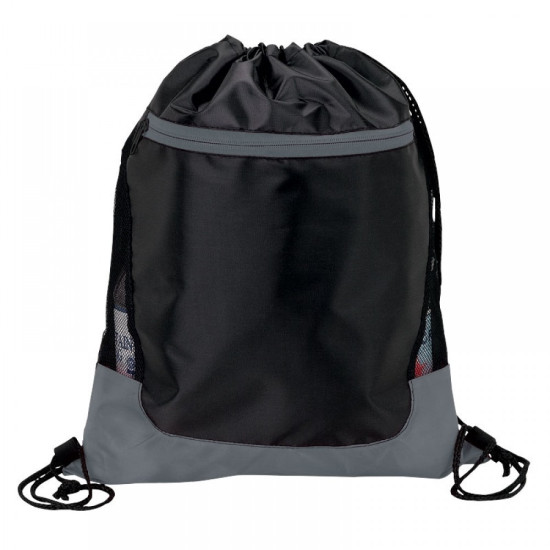 Color Splash Drawstring With Zip Pocket