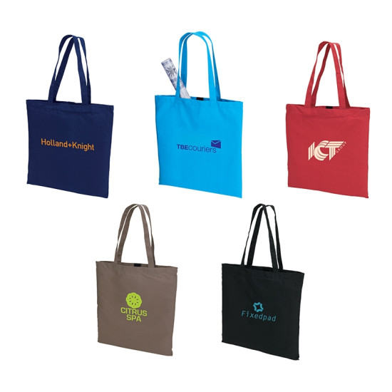 Negozio Colored Cotton Tote Bag