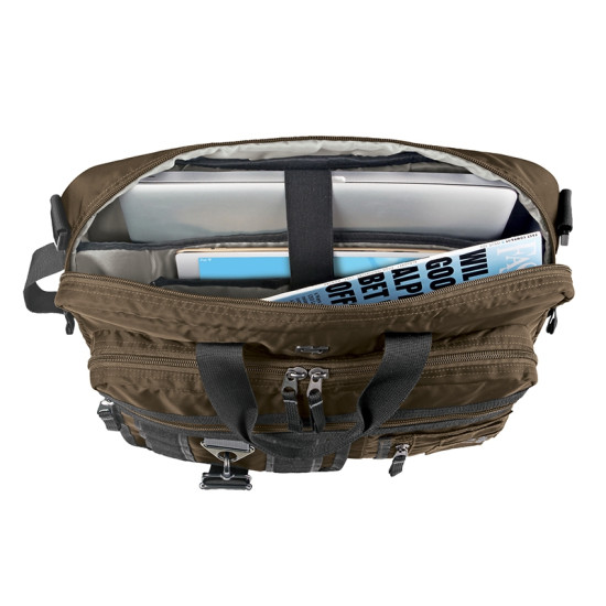 13" Solo® Zone Briefcase Backpack Hybrid