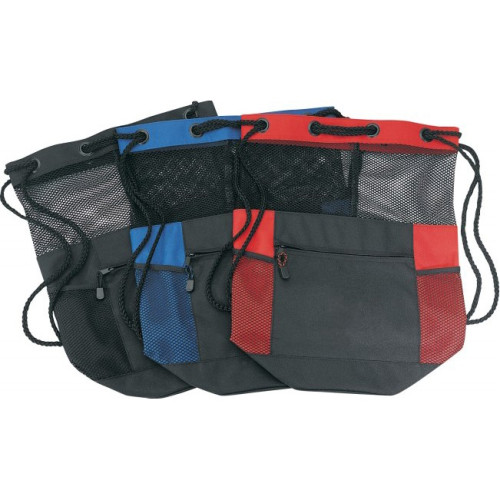 Drawstring Mesh Backpack