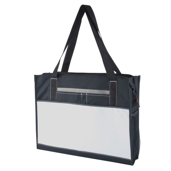 Poly Zippered Tote Bag