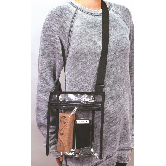 Clear crossbody bag