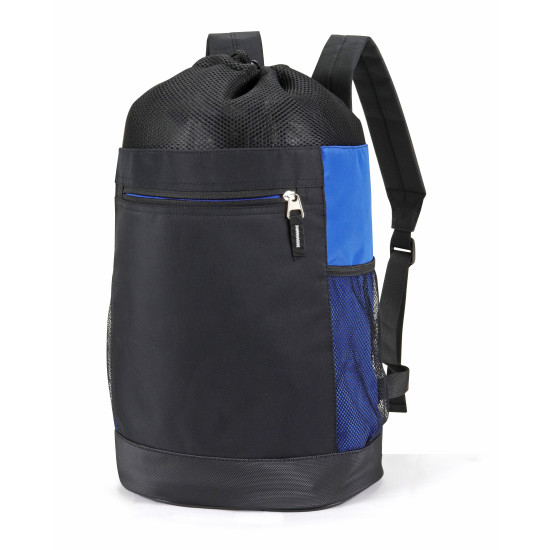 Tri-Mesh Microfiber Drawstring Backpack
