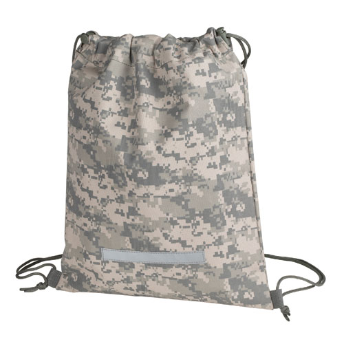 Digital Camo Drawstring Backpack