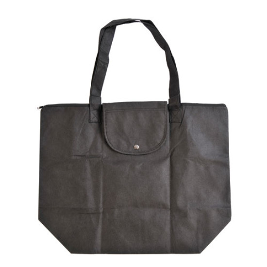 Foldable Zippered Tote Bag