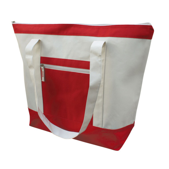 Zippered Poly-Tote Bag