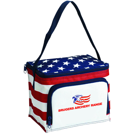Stars & Stripes 6 Can Cooler Bag