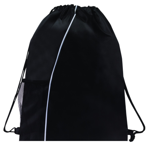 Sport Mesh Pocket Drawstring Backpack