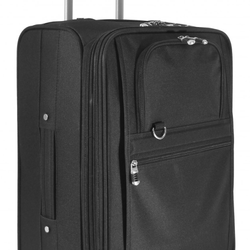 Expandable Carry-On Luggage w/ 360 Swivel Wheels