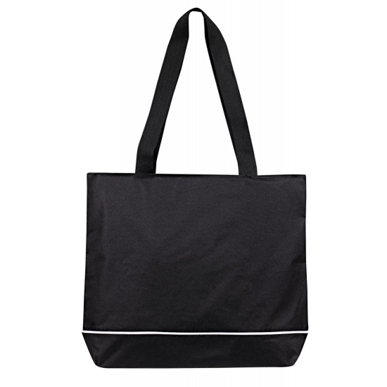 Zipper Shoulder Tote