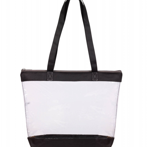 Basic Clear Zipper Tote