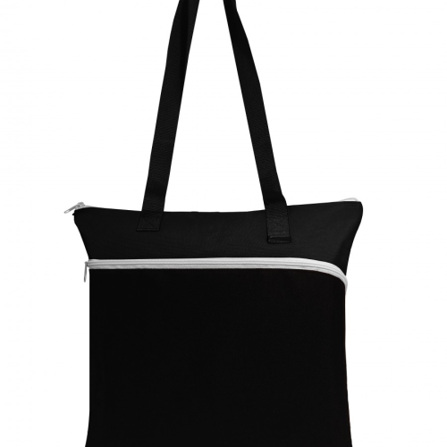 Large Front Zipper Tote
