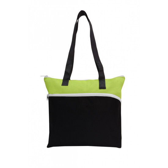 Large Front Zipper Tote