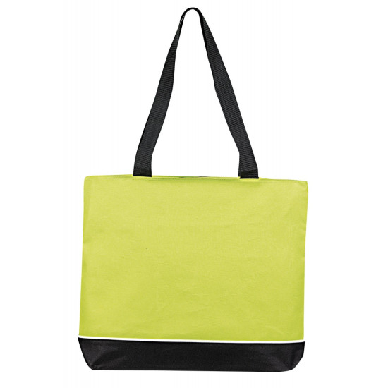 Zipper Shoulder Tote