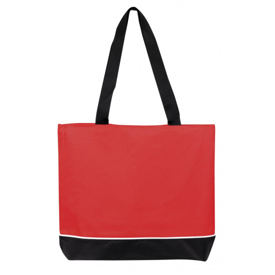 Zipper Shoulder Tote