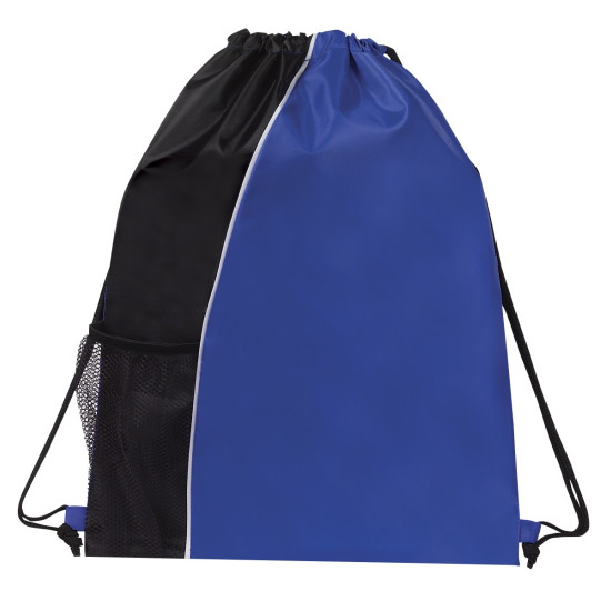 Sport Mesh Pocket Drawstring Backpack