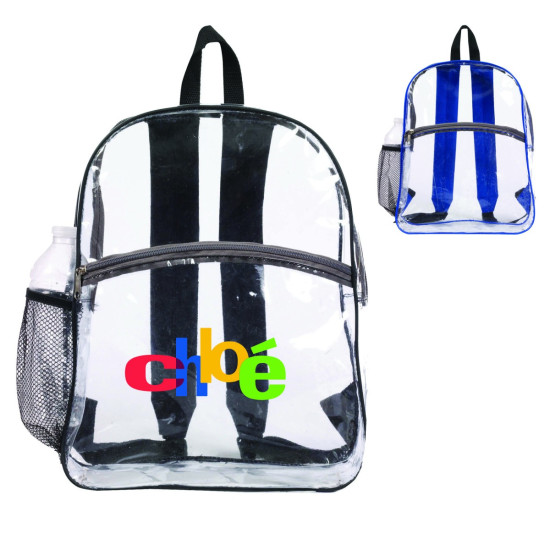 Clear Zipper Backpack