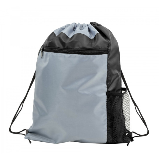 Color Block Drawstring Backpack