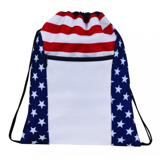 Patriotic Drawstring Backpack
