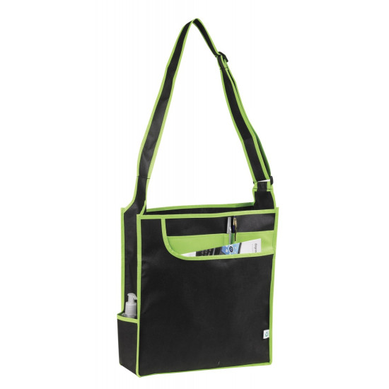 Multi-Pocket Messenger Shoulder Tote