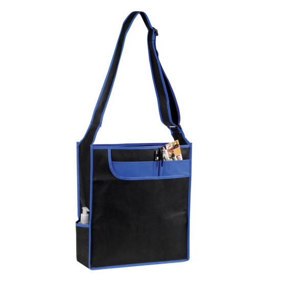 Multi-Pocket Messenger Shoulder Tote