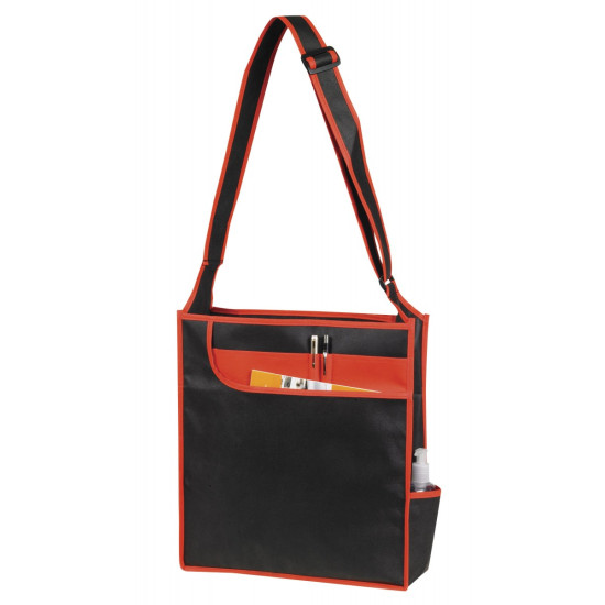 Multi-Pocket Messenger Shoulder Tote