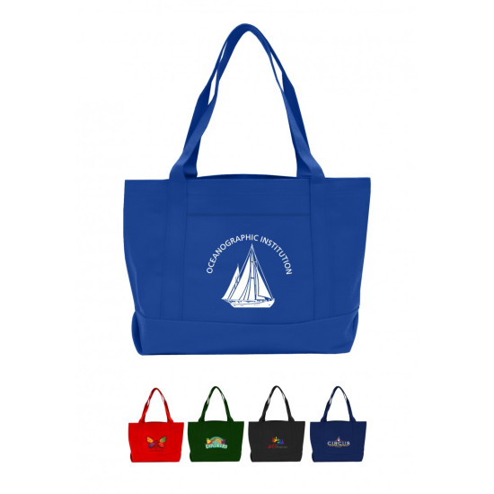 Solid Color Boat Tote