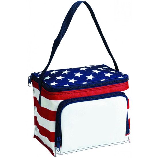 Stars & Stripes 6 Can Cooler Bag