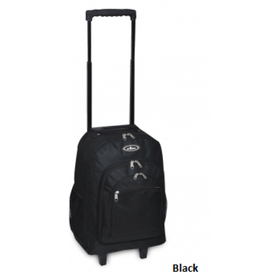 Wheeled Backpack With Pattern