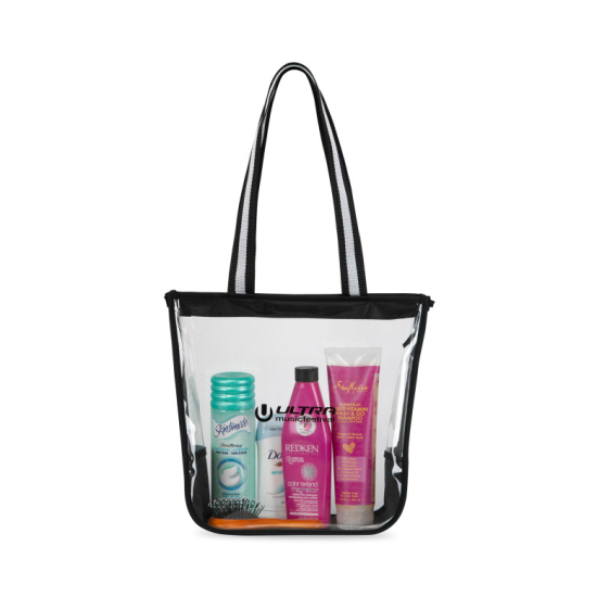 Sigma Clear Zippered Tote Bag