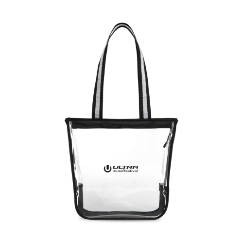 Sigma Clear Zippered Tote Bag