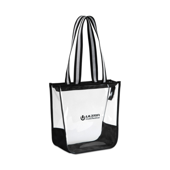 Sigma Clear Zippered Tote Bag