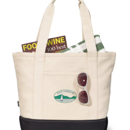 Newport Cotton Zippered Tote Bag