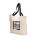 Colored Handle Tote Bag