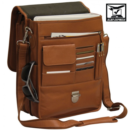 The Reporter Vertical Brief Bag