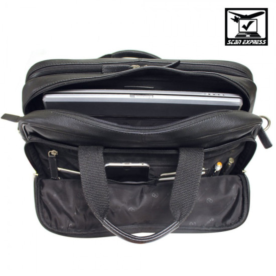 Leather Tsa Computer Case