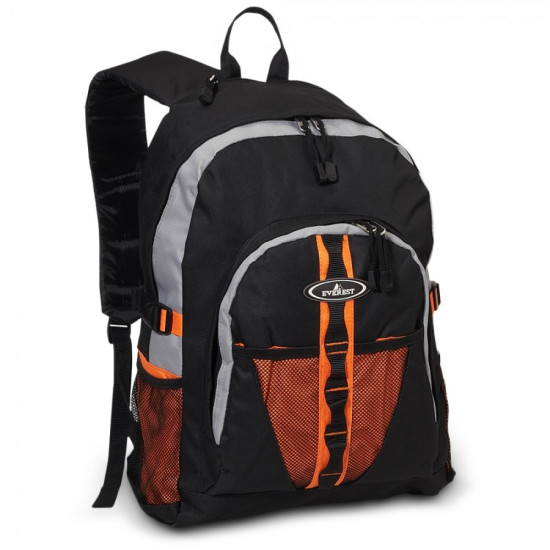 Backpack W/ Dual Mesh Pockets