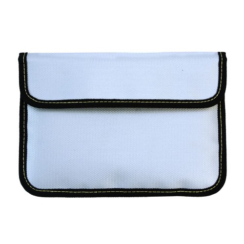 Signal blocking pouch (Fire proof & fits up 9"x6" tablet, cell phone & hard drive)