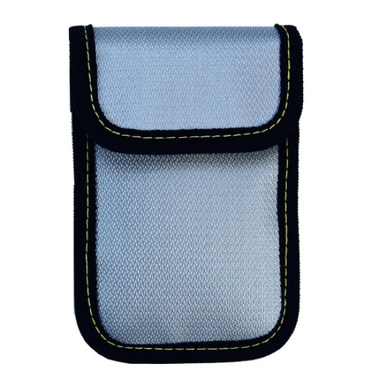 Signal blocking pouch (Fire proof fits up 3.5"x5" Key FOB & Credit cards)