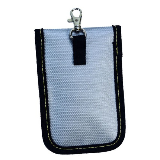 Signal blocking pouch (Fire proof fits up 3.5"x5" Key FOB & Credit cards)