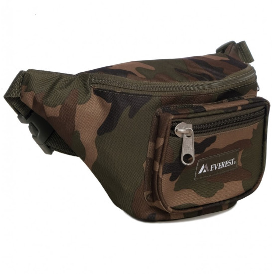 Large Woodland Camo Waist Pack 