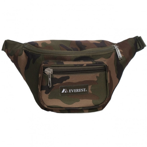 Large Woodland Camo Waist Pack 